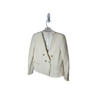 MNG‎ linned cream blazer -xs